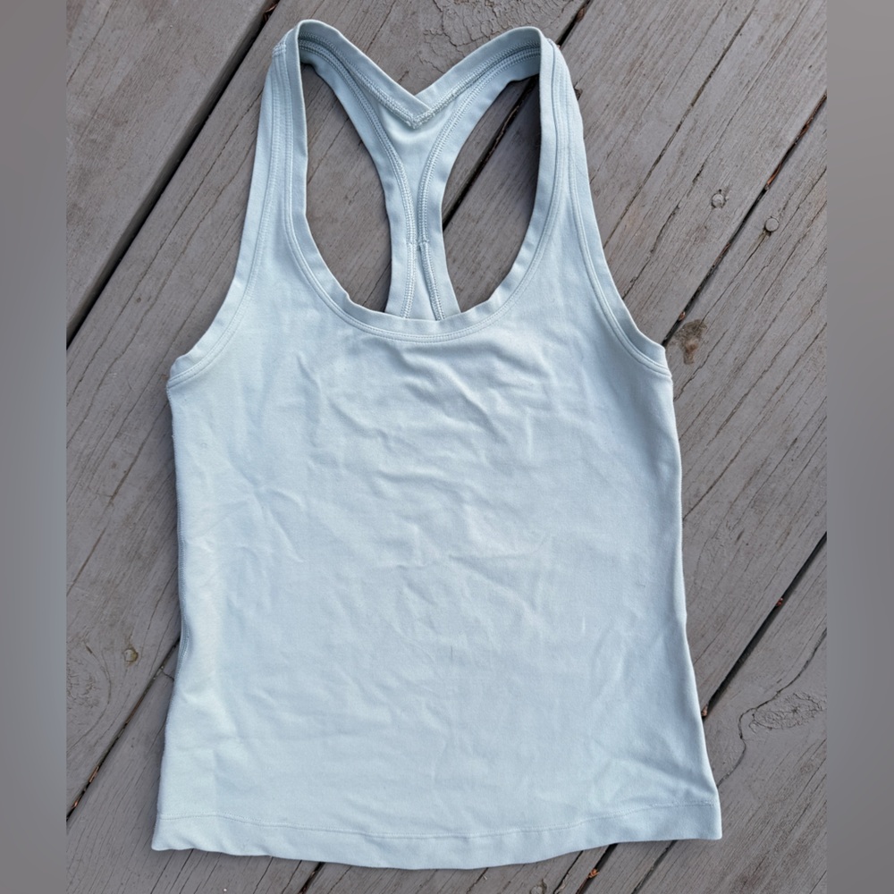 Lululemon Athletica Green Sleeveless Tank Top